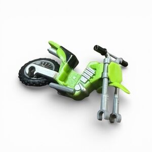 Vintage Plastic Toy Motorcycle‎ - FRONT WHEEL MISSING